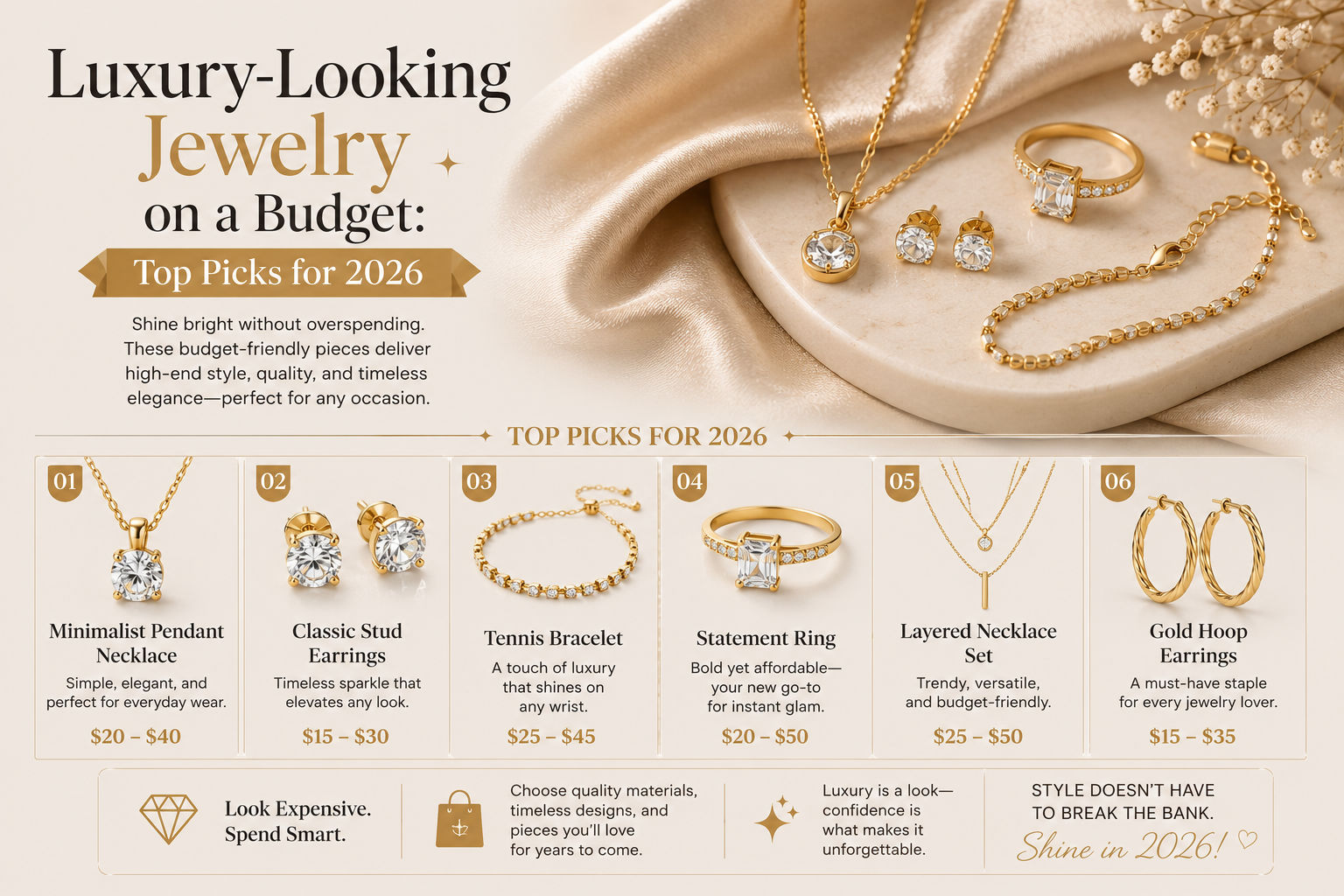 Luxury-Looking Jewelry on a Budget: Top Picks for 2026